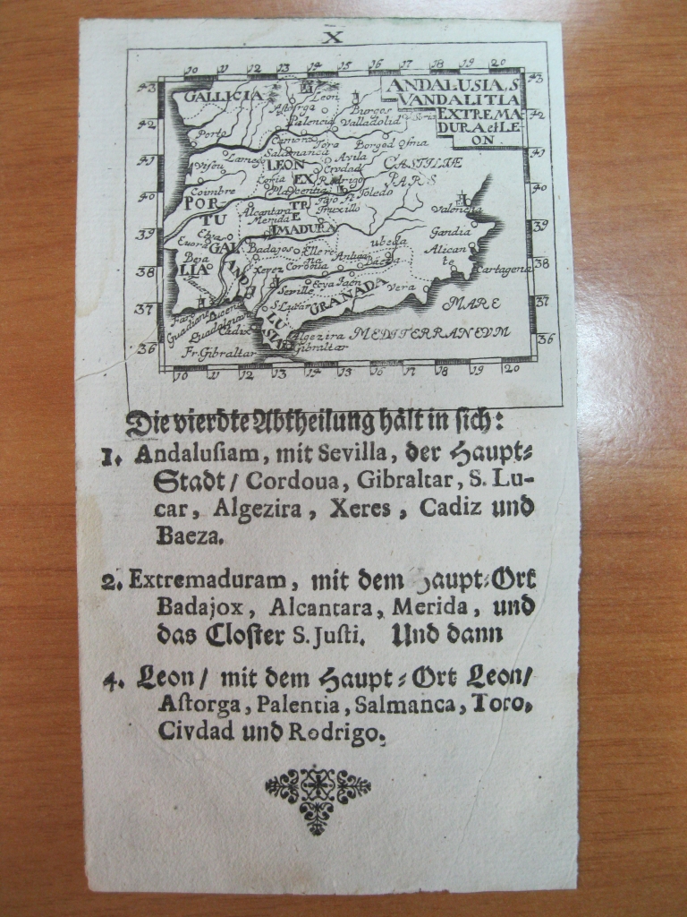 España y Portugal, 1702. Müller/Kuhenen